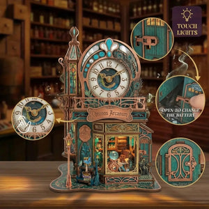 Wooden Time Magic Club Miniature House Mystery Model Kit