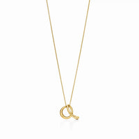 Elsa Peretti Alphabet Whisper Pendant Necklace