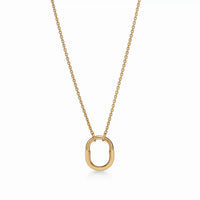 Lock Halo Small Pendant Necklace