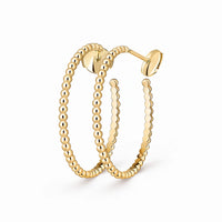 Perlee Pearls Lumiere Hoop Earrings