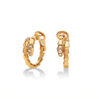 Serpenti Radiant Hoop Earrings