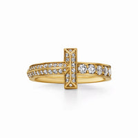 T1 Celestial Crossline Narrow Ring