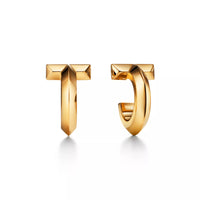 T1 Sculpted Hoop Earrings