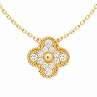 Vintage Alhambra Brillante Pendant Necklace