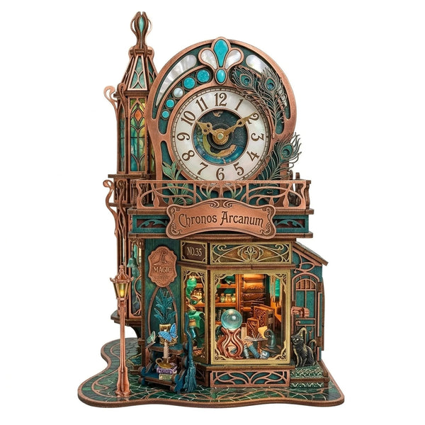 Wooden Time Magic Club Miniature House Mystery Model Kit