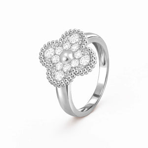 Alhambra Pavé Lumiere Fleur Ring