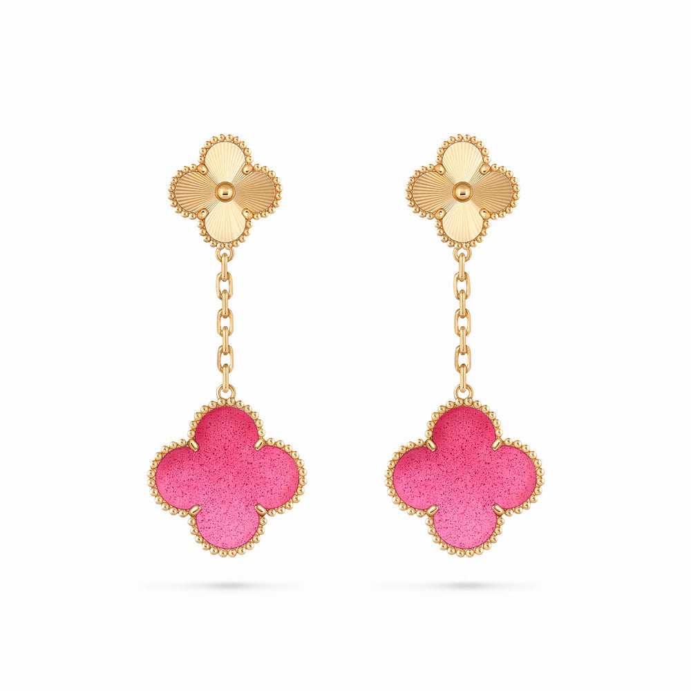 Alhambra Rose Drop Earrings