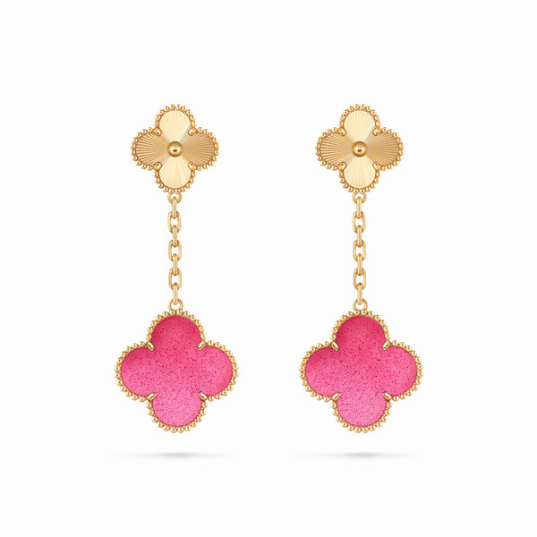 Alhambra Rose Drop Earrings