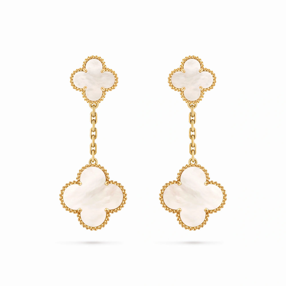 Alhambra Rose Drop Earrings