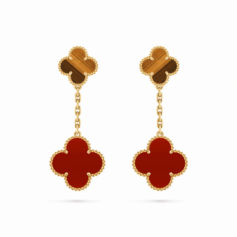 Alhambra Rose Drop Earrings
