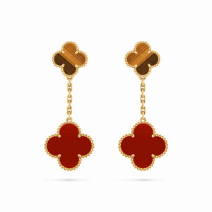 Alhambra Rose Drop Earrings