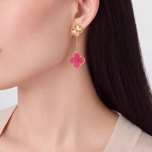 Alhambra Rose Drop Earrings