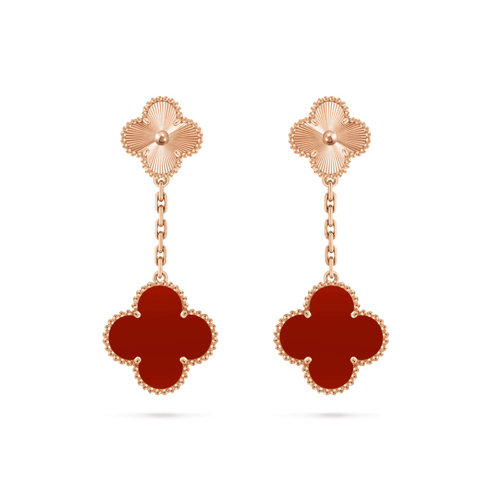 Alhambra Rose Drop Earrings