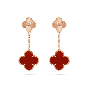 Alhambra Rose Drop Earrings