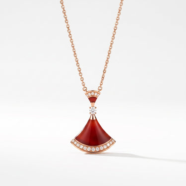 Diva's Dream Paved Pendant Necklace