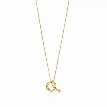 Elsa Peretti Alphabet Whisper Pendant Necklace