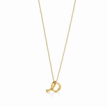 Elsa Peretti Alphabet Whisper Pendant Necklace