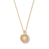 Gates Sunburst Pendant Necklace