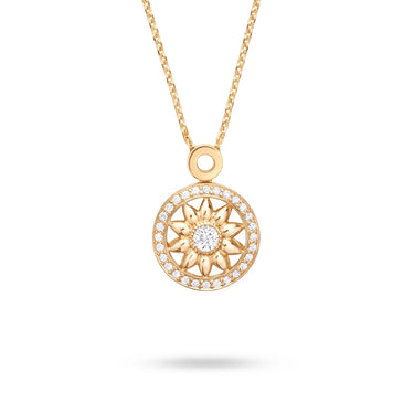 Gates Sunburst Pendant Necklace