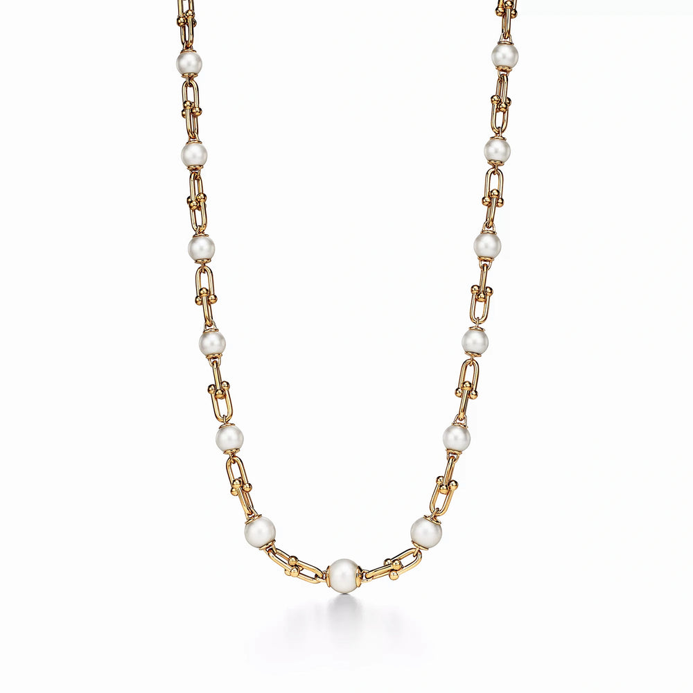 HardWear Graduated Link Pearl Necklace