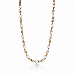HardWear Graduated Link Pearl Necklace