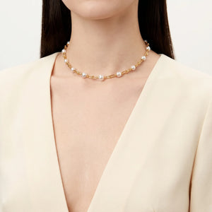HardWear Graduated Link Pearl Necklace