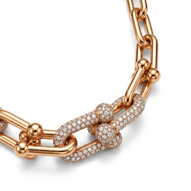 HardWear Graduated Triple Pavé Link Necklace