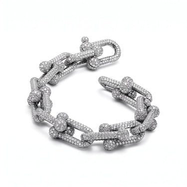 HardWear Grand Full-Pavé Link Bracelet