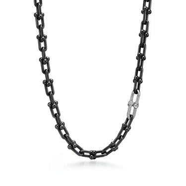 HardWear Noir Pavé Link Necklace