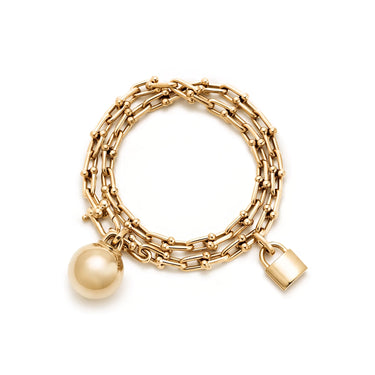 HardWear Orb Padlock Wrap Bracelet