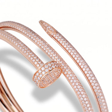 Juste un Clou Double Half-Paved Bracelet