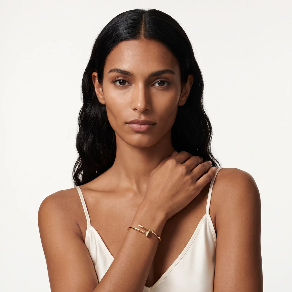 Juste Un Clou Pavé Nail Bracelet
