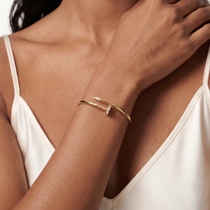 Juste Un Clou Pavé Nail Bracelet