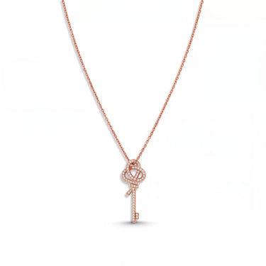 Knot Eternal Sparkle Key Necklace