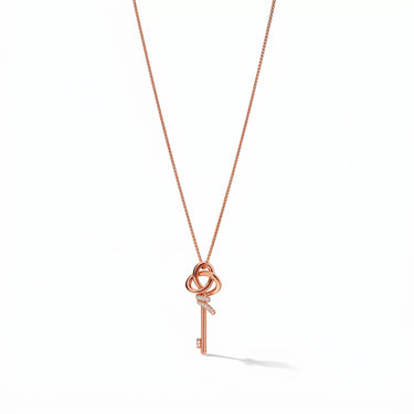 Knot Eternal Sparkle Key Necklace