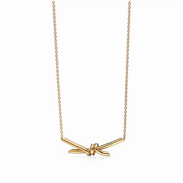 Knot Pendant Embrace Necklace