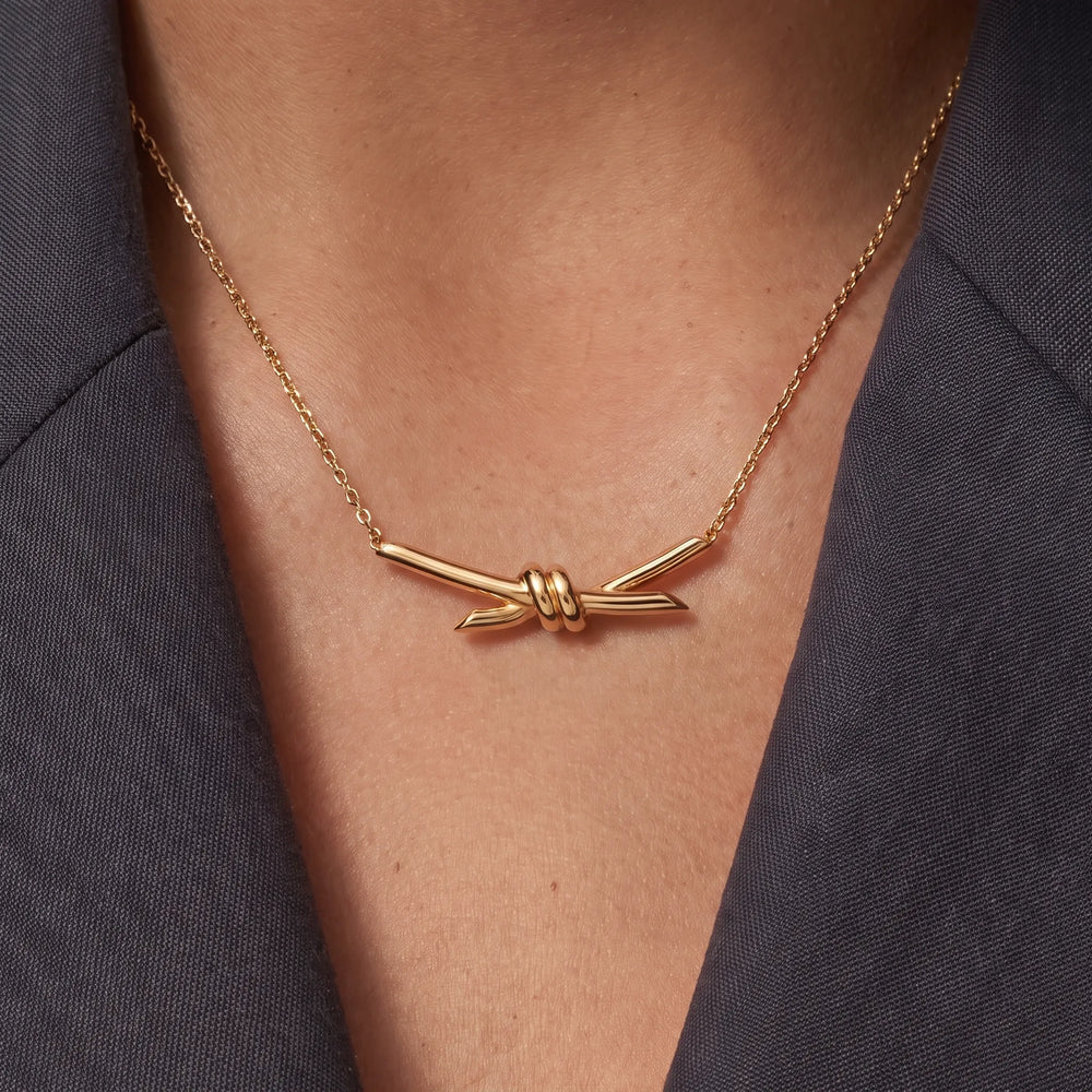 Knot Serenity Pendant Necklace