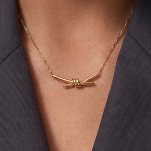 Knot Serenity Pendant Necklace