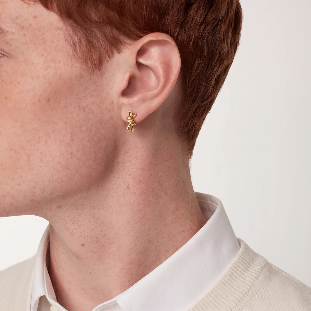 Knot Small Sculpted Earrings
