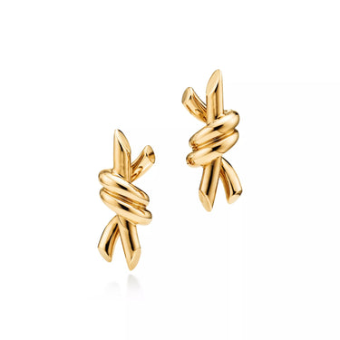 Knot Small Sculpted Earrings