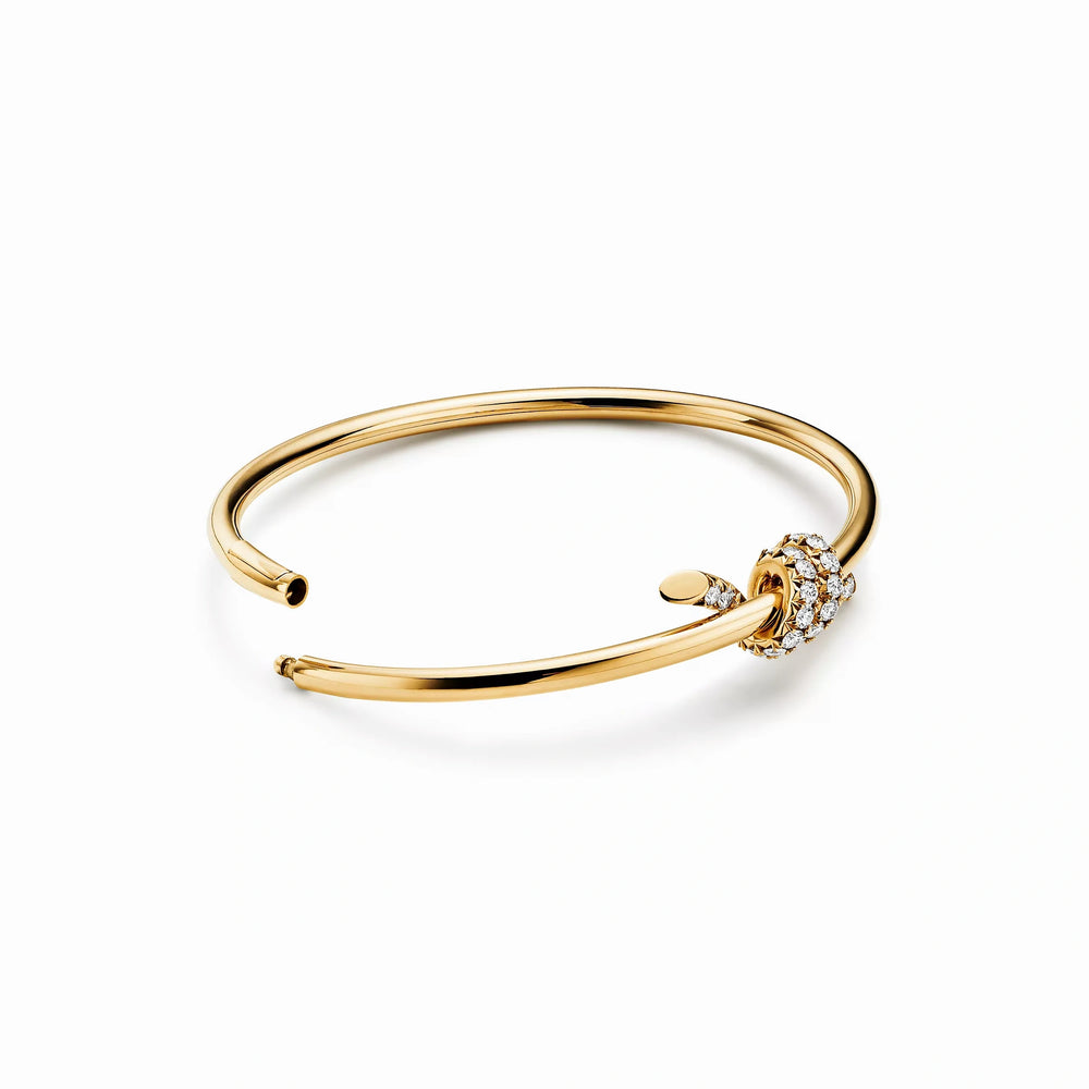 Knot Wire Radiance Bangle Bracelet