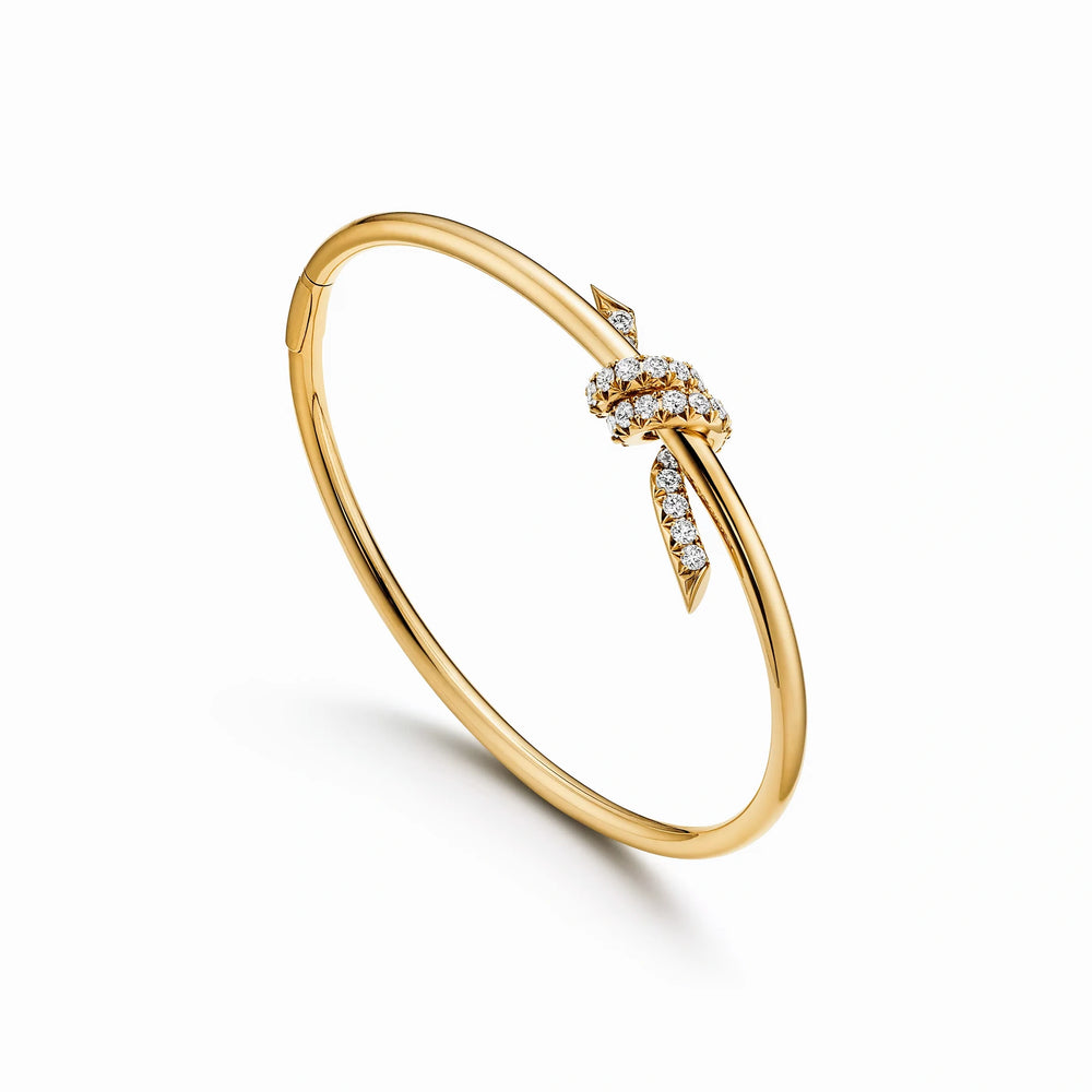 Knot Wire Radiance Bangle Bracelet