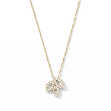 Lily Cluster Bloom Pendant Necklace