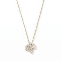 Lily Cluster Bloom Pendant Necklace