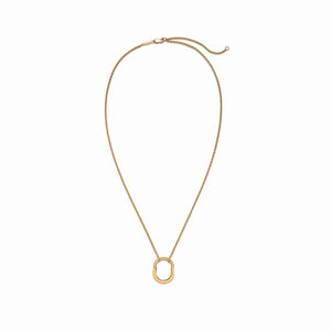 Lock Halo Small Pendant Necklace