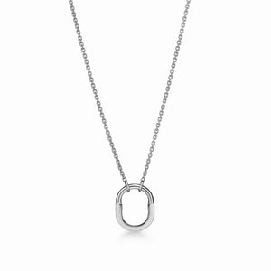 Lock Halo Small Pendant Necklace