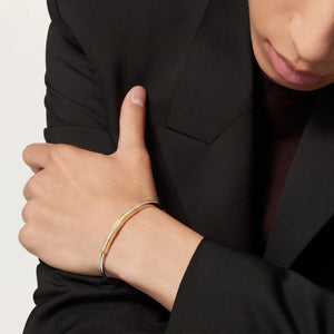 Lock Narrow Bangle Bracelet