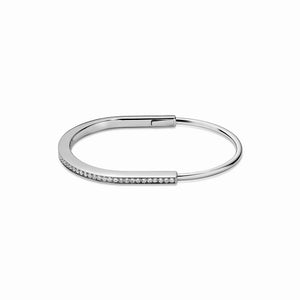 Lock Narrow Bangle Bracelet