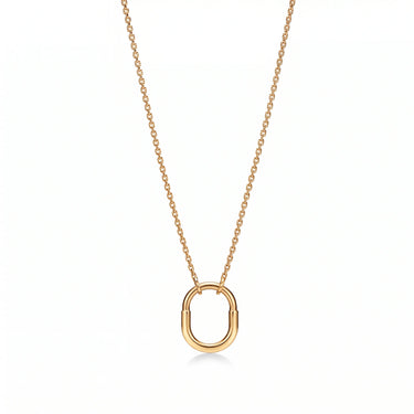 Lock Petite Full-Pavé Pendant Necklace
