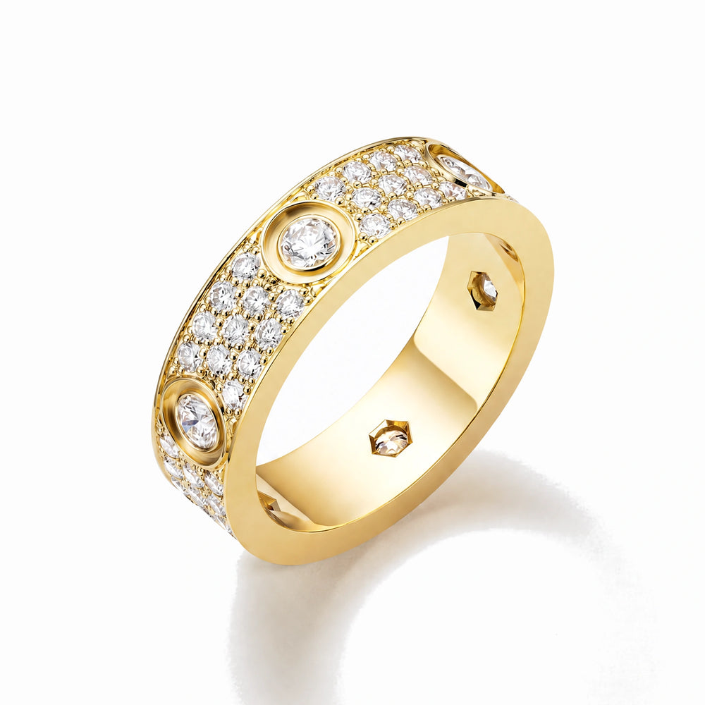 Love Classic Paved Ring